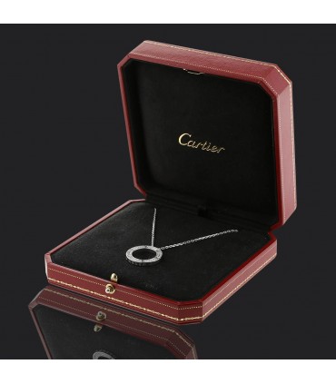 Cartier Love diamonds and gold necklace