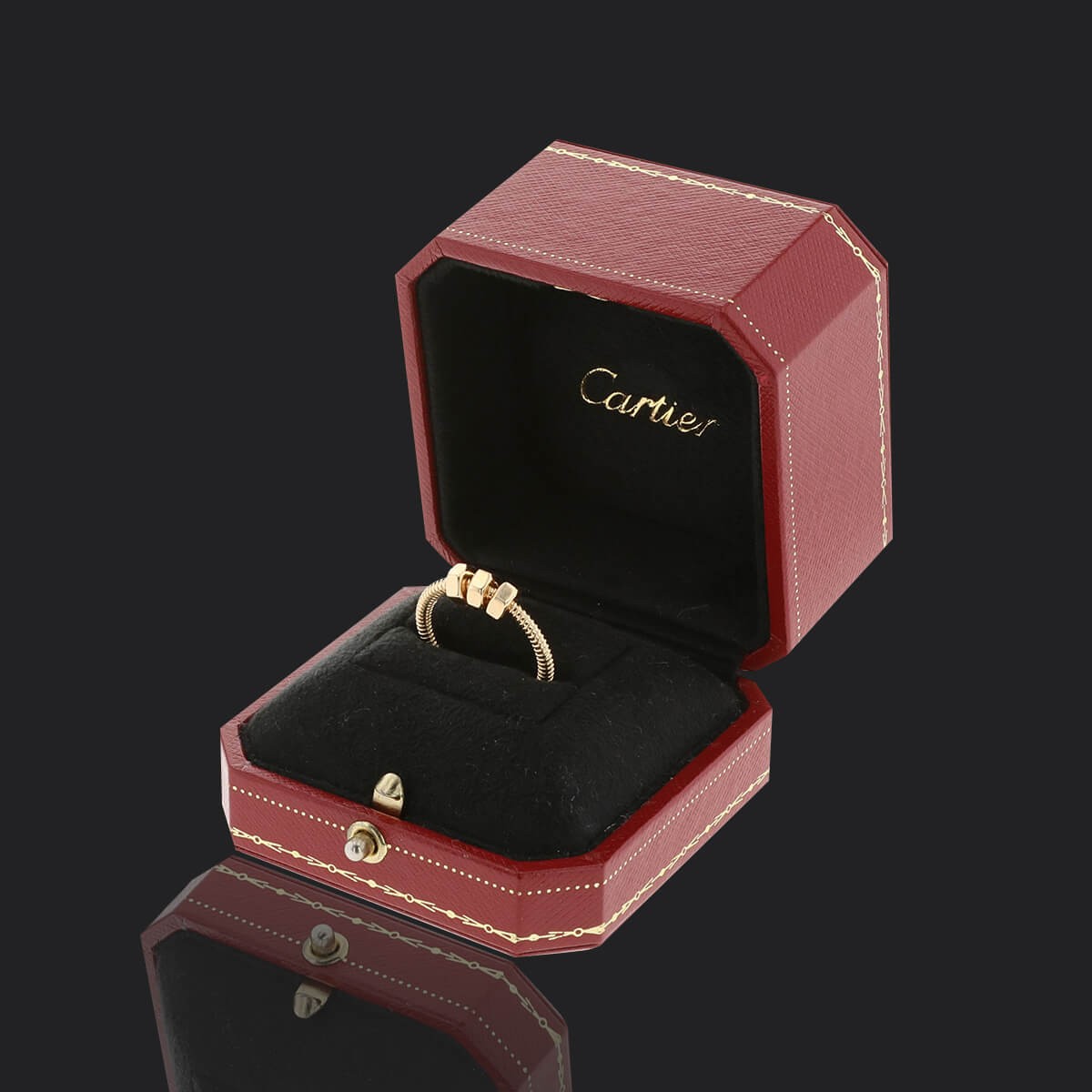 Cartier Ecrou gold ring