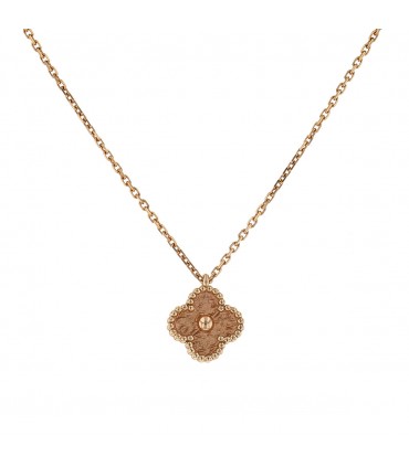 Van Cleef & Arpels Sweet Alhambra gold necklace