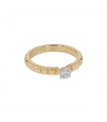 Boucheron Clou de Paris diamond and gold ring