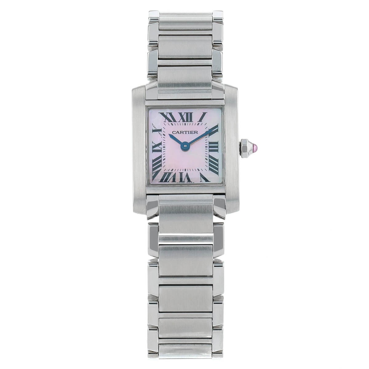 Cartier Tank Fran aise stainless steel watch