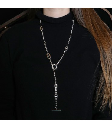 Hermès Farandole silver necklace