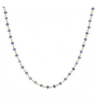 Collier Perles Saphirs