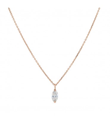 Diamond and gold necklace