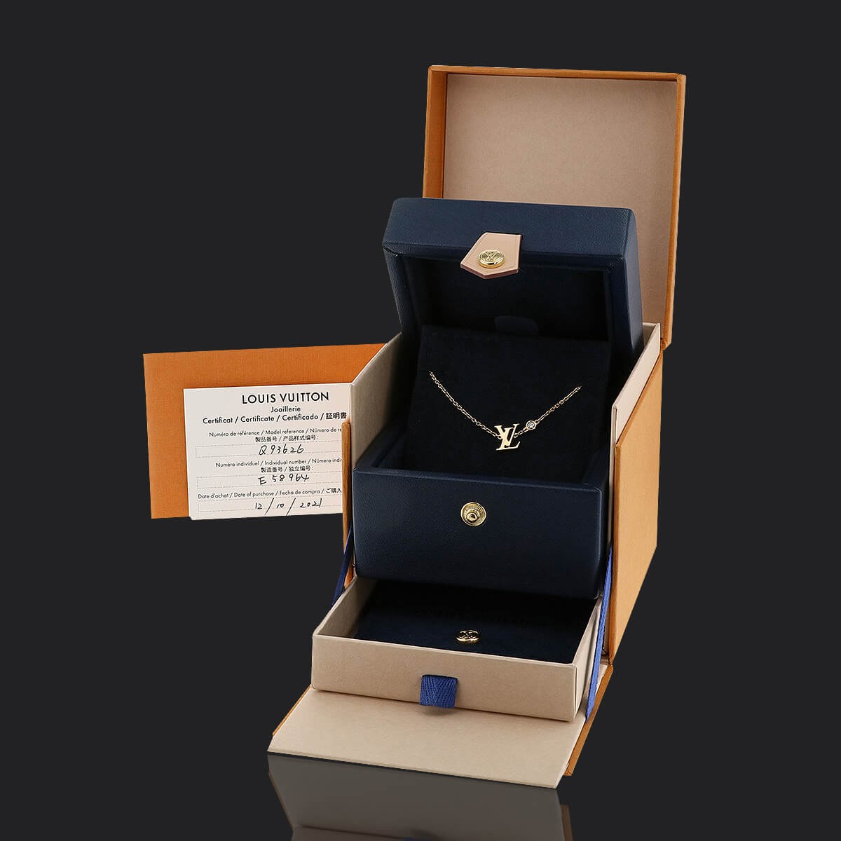 Louis Vuitton Collier Double Blossom Necklace