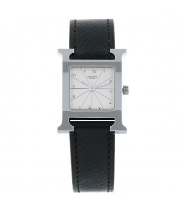 Hermès Heure H stainless steel watch