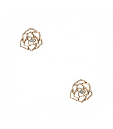 Piaget Rose diamonds and gold earrings