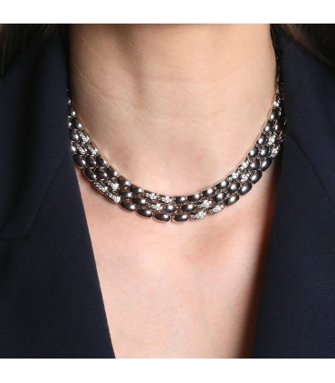 Chaumet Khésis diamonds and gold necklace