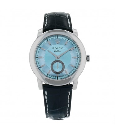 Rolex Cellini Ice Blue platinum watch circa 2005