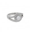 Bague solitaire or et diamants - GIA 0,60 ct E VS2