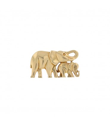 Cartier Eléphant gold brooch