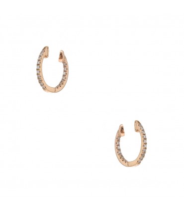 Djula Obsession diamonds and gold earrings