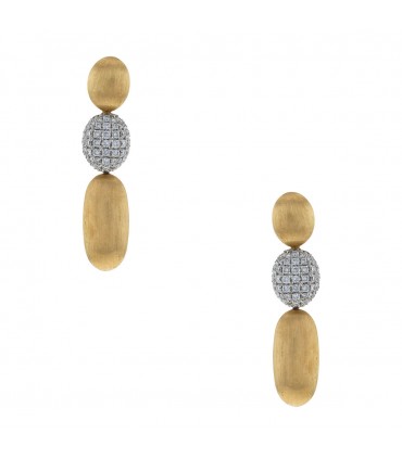 Nanis diamonds and gold earrings