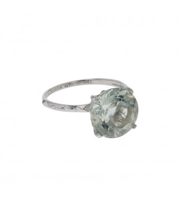 Mauboussin Arc-en-ciel D’amour prasiolite and gold ring