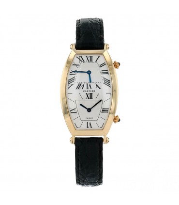 Cartier Tonneau gold watch