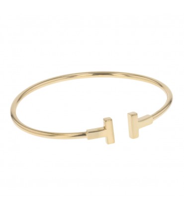 Tiffany & Co. Wire Tiffany T gold bracelet