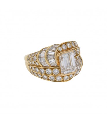 Boucheron diamonds and gold ring