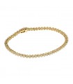 Diamonds and gold bracelet