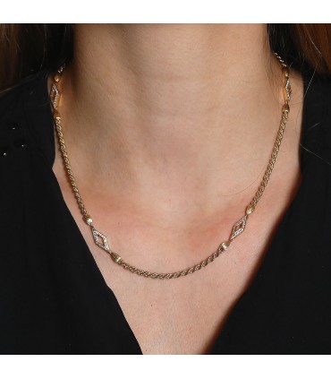 Collier en or et diamants