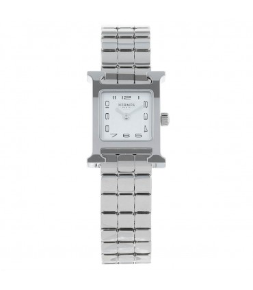 Hermès Heure H stainless steel watch