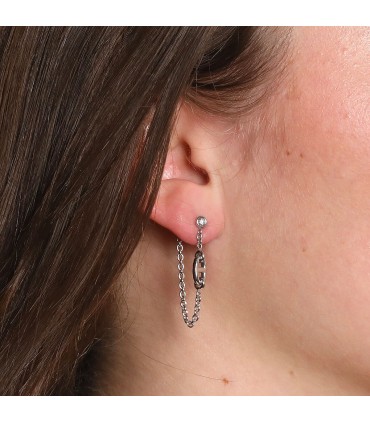 Boucles d’oreilles Hermès Chaîne d’Ancre