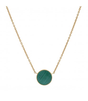 Dior Rose des Vents malachite, diamond and gold necklace