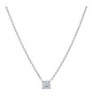 Collier solitaire diamant