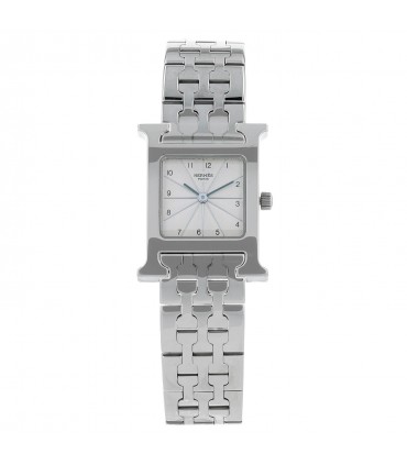 Hermès Heure H stainless steel watch