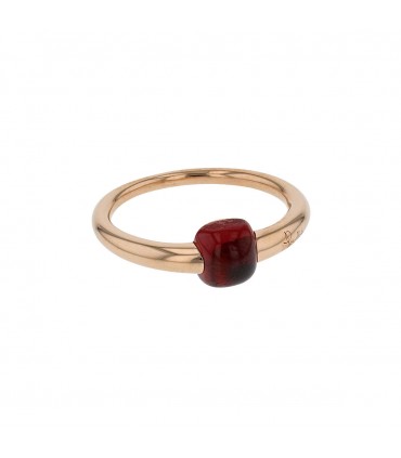 Pomellato M’ama non M’ama garnet and gold ring