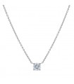 Collier solitaire diamant - LFG 1,00 ct D VVS2