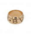 Bulgari Monologo gold ring