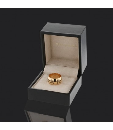 Bulgari Monologo gold ring