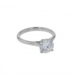 Bague solitaire diamant - Pré-certificat LFG 1,51 cts E - VS1