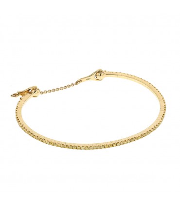 Messika Skinny yellow diamonds and gold bracelet