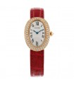 Cartier Baignoire diamonds and gold watch