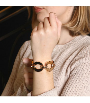 Gold tank bracelet