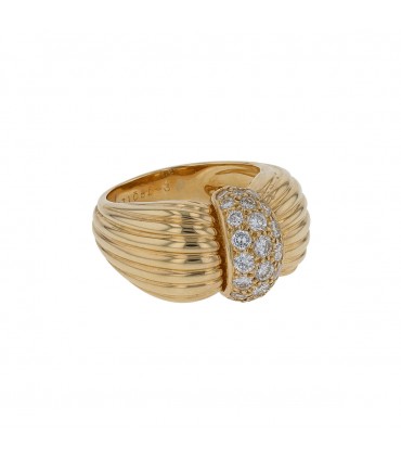 O.J. Perrin diamonds and gold ring