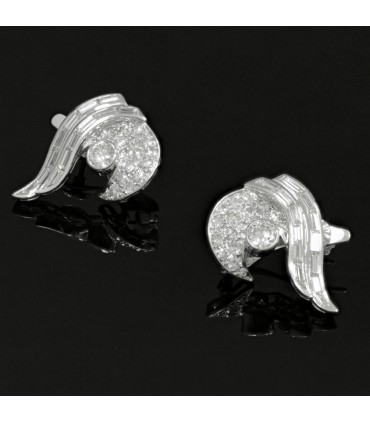 Boucles d’oreilles or et diamants