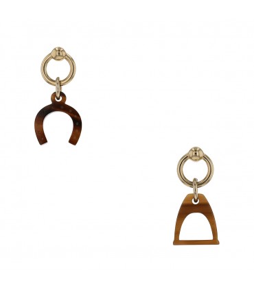 Boucles d’oreilles Hermès Amulette Equestre