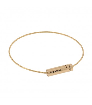 Le Gramme gold bracelet