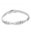 Bracelet or, diamants