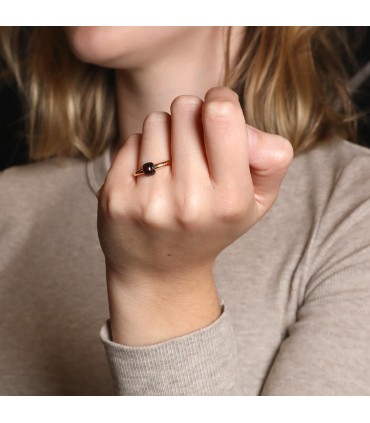 Pomellato M’ama non M’ama garnet and gold ring