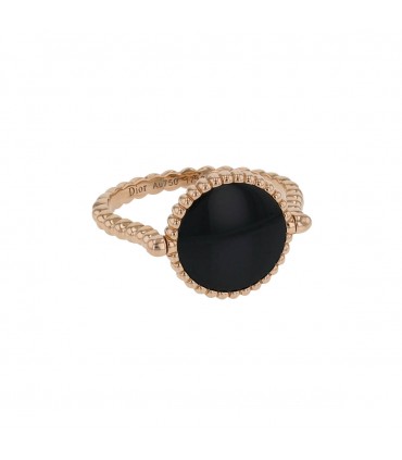 Dior Rose des Vents onyx, diamond and gold ring