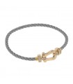 Fred Force 10 diamonds and gold bracelet