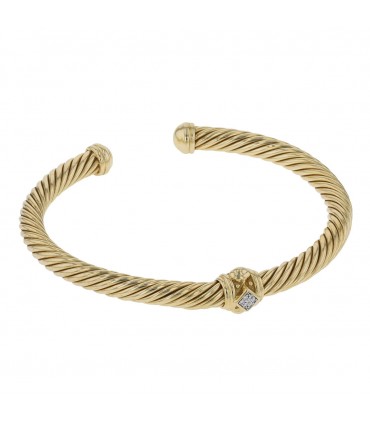 David Yurman Renaissance diamonds and gold bracelet