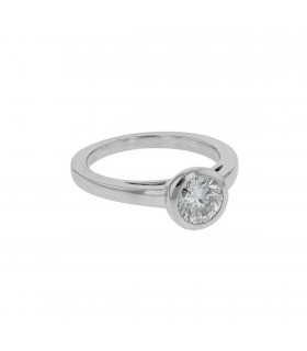 Cartier Honeymoon platinum and diamond ring