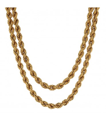 Collier sautoir or