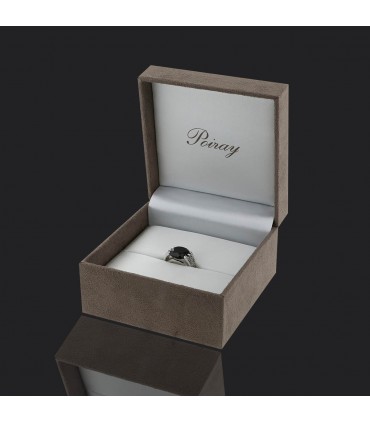 Poiray Fil onyx, diamonds and gold ring