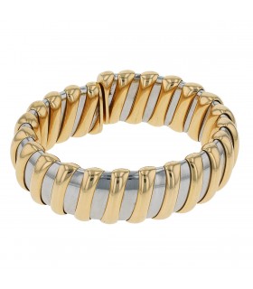 Bulgari gold and steel bracelet