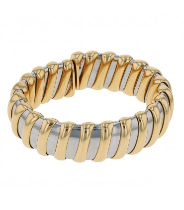 Bulgari gold and steel bracelet